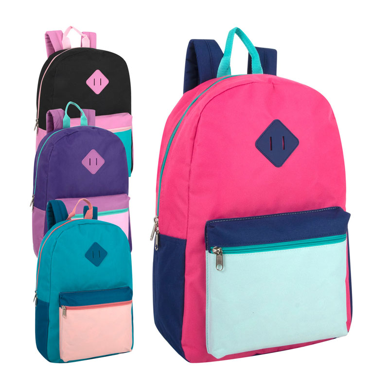 17-inch Multi-Layered Multi-Colour Backpack