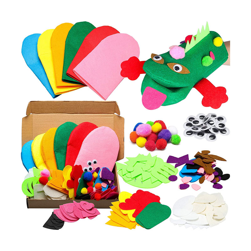 6Pcs Dzanja Zidole Kupanga Kit Ana DIY Art Crafts
