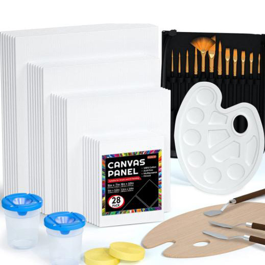 Art Supplies Painting Board ya Canvas yokhala ndi Coloring