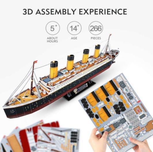 Tsiku Lobadwa Mphatso Paper Jigsaw DIY Stadium 3D Puzzle kwa Akuluakulu