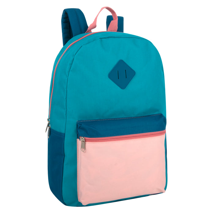 Chikwama Chachikulu Chosavuta Cha 17-inch Colorful Backpack