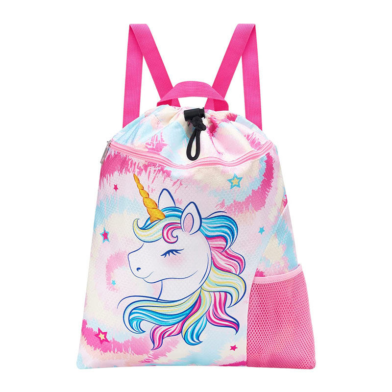 Chikwama cha Unicorn Kids Drawstring Backpack